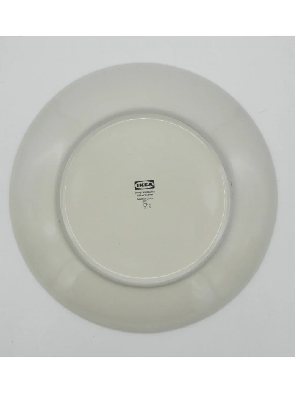 355 by IKEA of Sweden 10.25 In. Round Dinner Plates 12011 Beige Set of 4 IK 365